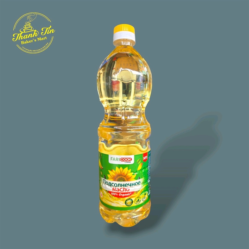 Dầu hướng dương tinh chế khử mùi cao cấp, hiệu Faricook