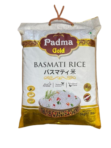 Padma Gold Basmati Rice（パドマ ゴールド バスマティ ライス）【ネパール】,【5kg】 1袋