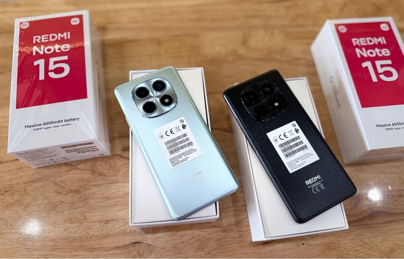 DT Xiaomi Redmi Note 15 ram 6 bộ nhớ 128 màu đen