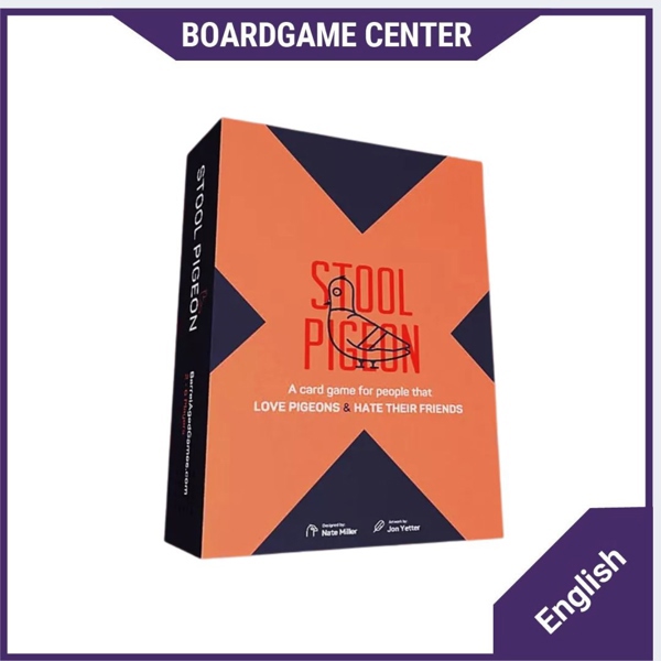 Stool Pigeon (2017)- A card game for people that love pigeons and hate their friends!