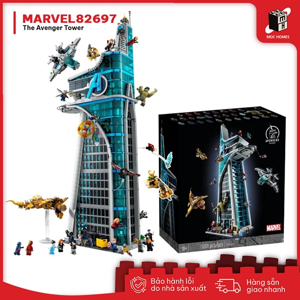 Đồ chơi lắp ráp mô hình tháp Avenger 88855 | 5201PCS