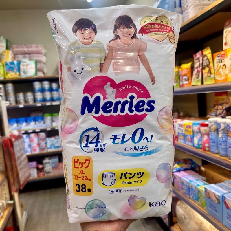 Tã quần Merries XL38 - (12-22kg)