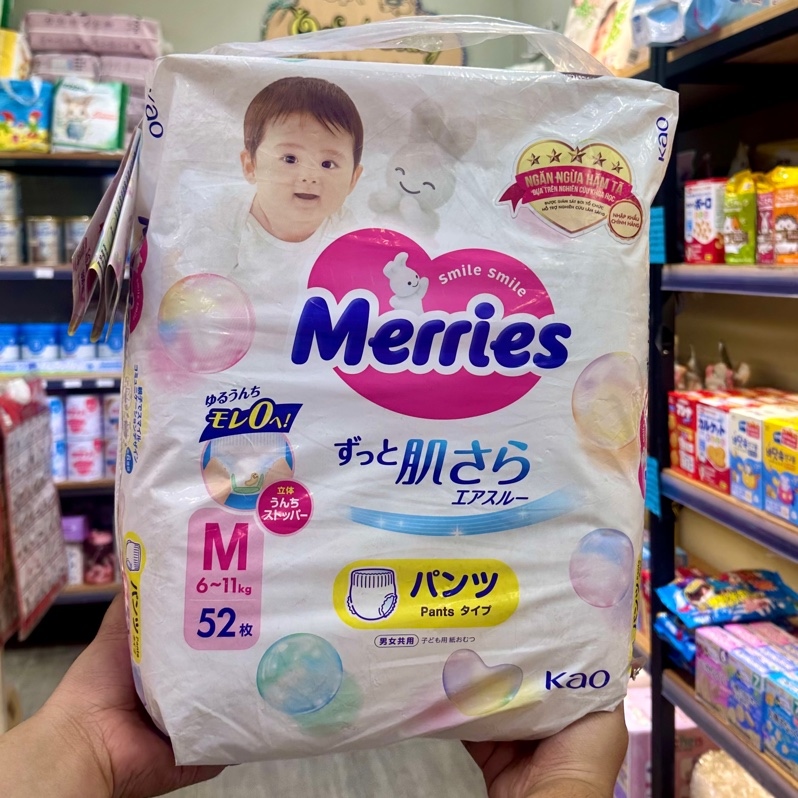 Tã quần Merries M52 (6-11kg)