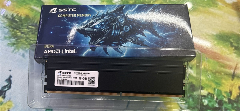 DDRam 4-16GB/3200 SSTC U3200A-C22 có tản nhiệt (2Y)