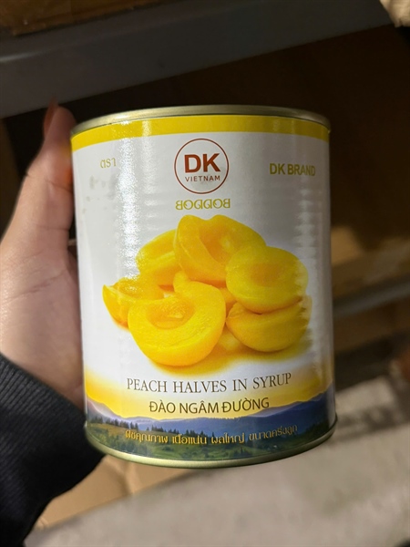 Quả Đào Ngâm BUDO 820Gr