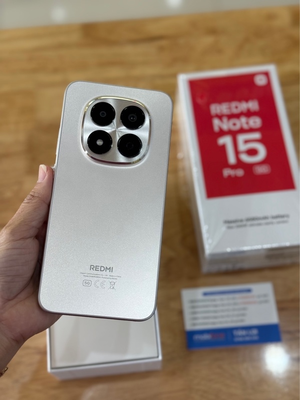 DT Xiaomi Redmi Note 15 Pro 5G ram 8 bộ nhớ 256gb màu nâu