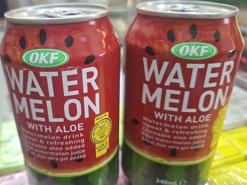 Nước Ép Dưa Hấu Nha Đam OKF 340ml