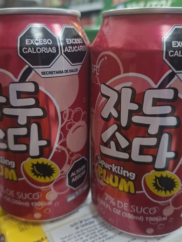 Nước Uống Có Ga Vị Mận Sparking Watermelon 350ml