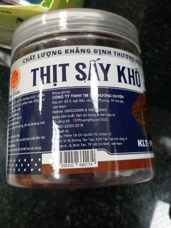 Thịt Sấy Khô Sợi Nhỏ 99G