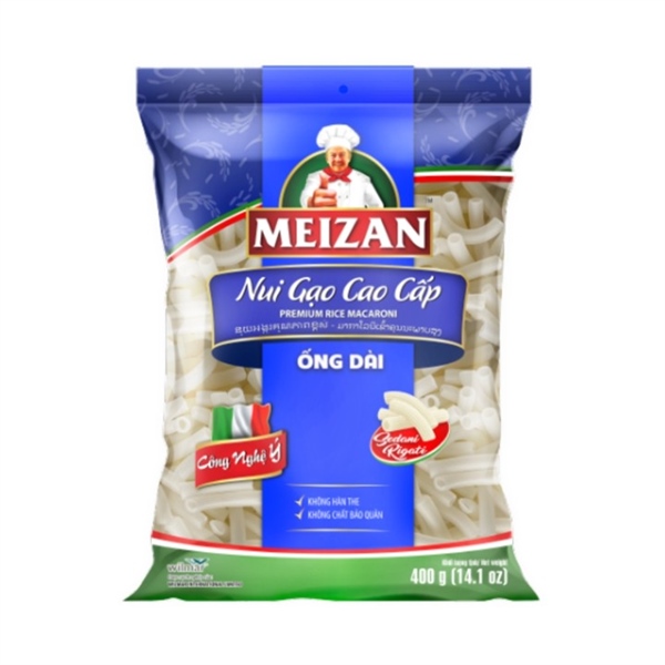 Nui gạo cao cấp ống dài Meizan 400g