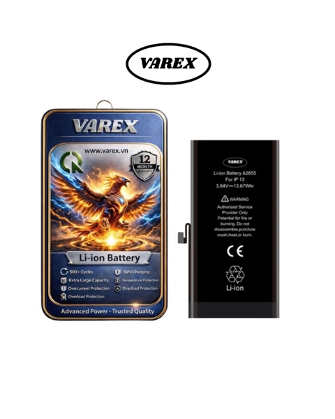 Pin Varex Iphone 13 Dung Lượng Cao Chuẩn Đoán