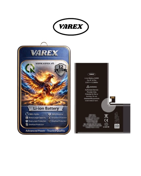 Pin Varex Iphone 14 Pro Dung Lượng Cao