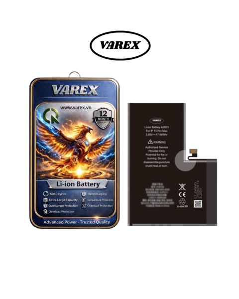 Pin Varex Iphone 13 Pro Max Dung Lượng Cao Chuẩn Đoán