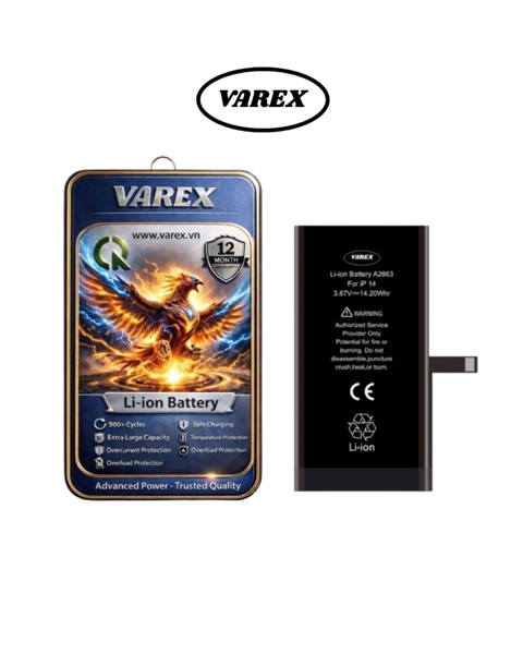 Pin Varex Iphone 14 Dung Lượng Cao