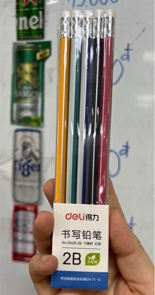 Bút chì 2B Deli 33431_H 10 cây _ 25k
