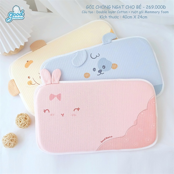 Gối chống ngạt chữ nhật Goodmama