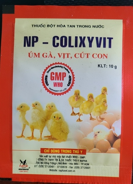 Np-colixyvit úm gà vịt gói 10g