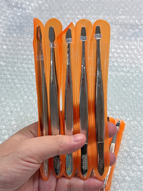 Nhíp/Panh/Kẹp Gắp Tem PCCB - Màu Bạc 15cm - Thép Không Gỉ Cao Cấp | Dụng Cụ Sưu Tầm Tem Bưu Chính