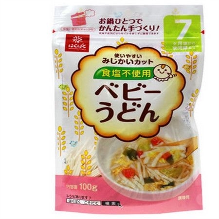 Mì Hakubaku cho trẻ từ 7M+ 100g