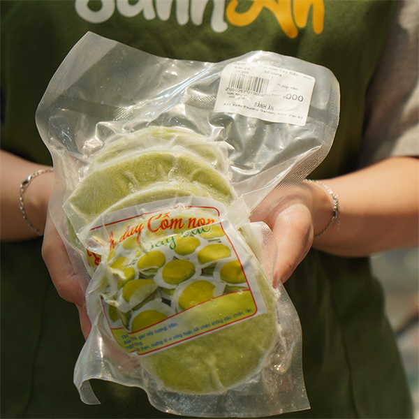 Bánh dày cốm non Tây Bắc