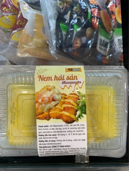 Nem hải sản sốt mayonnaise Videli 330g