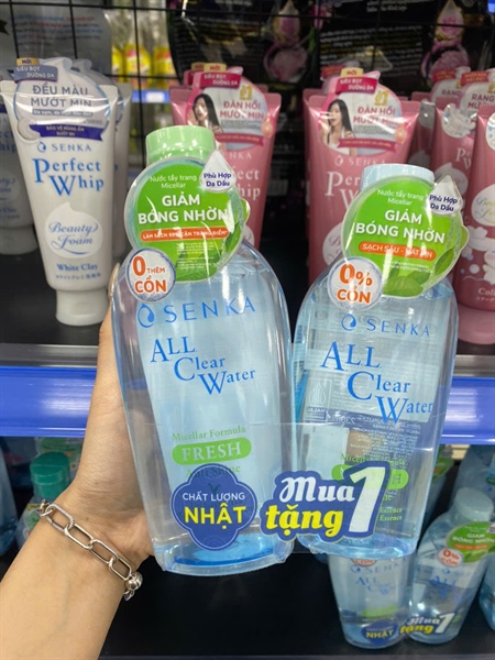 Bộ SK nước tẩy trang giảm bóng nhờn