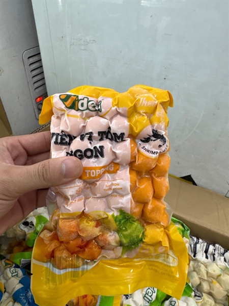 Viên vị tôm ngon Videli 500g