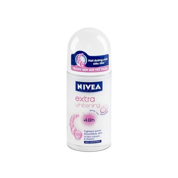 Lăn khử mùi sáng mịn da Nivea Extra Brightening 50ml