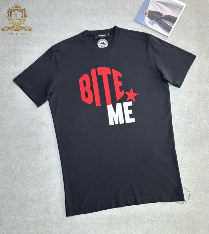 Áo thun DSQ đen bite me