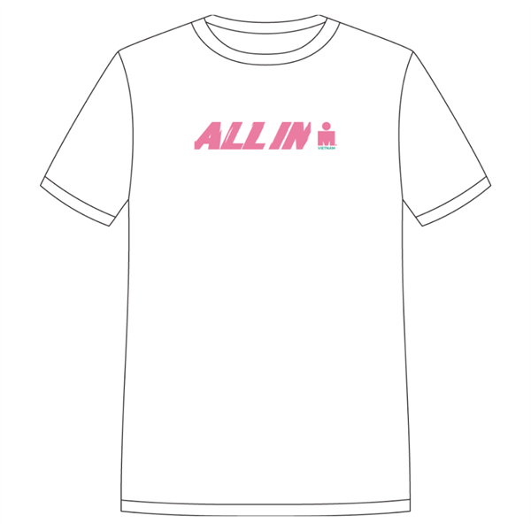 [PRE-ORDER] IRONMAN 140.6 NAME TEE 2026 - WHITE (PICK-UP AT EXPO MAY 7-12)