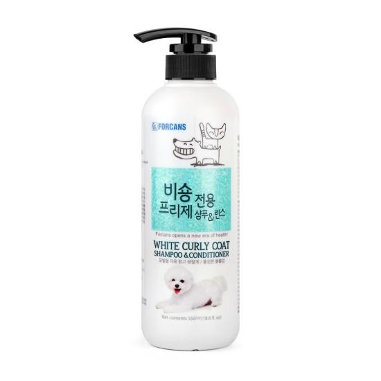 Forcans white curly coat 550ml