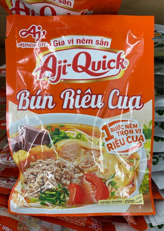 Gia vị nêm sẵn Aji-Quick bún riêu cua 54g