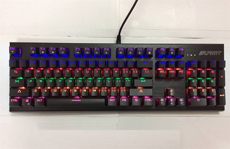 KEY GAMING CƠ NTB V6 (LED XANH)