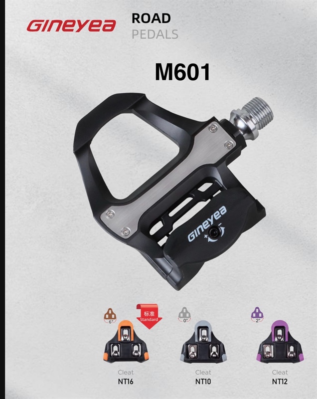 Pedal cá Gineyea M601 can chuẩn Shimano