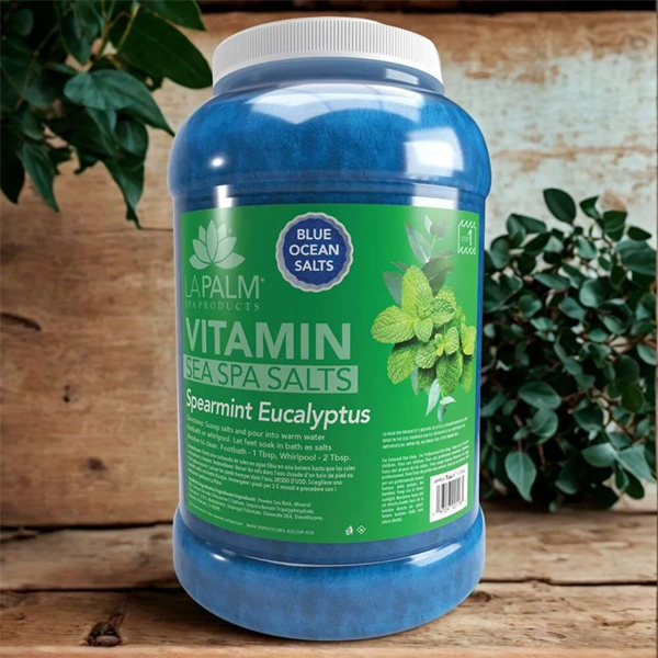 Sea Spa Salts Gallon (4 gal per case) Spearmint Eucalyptus