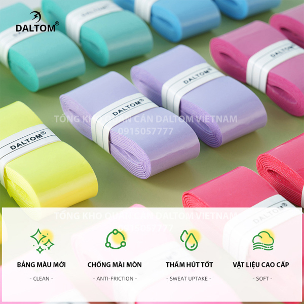 Dây quấn cán vợt Daltom Premium G07 | Bản Dẹt 168cm | 2.5cm | 0.065mm