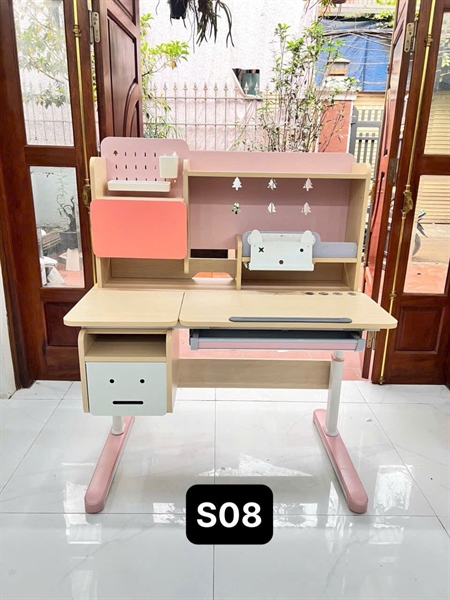 BÀN HỌC SINH S08 KT 60*110 - HỒNG