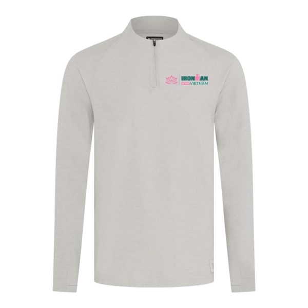 [PRE-ORDER] IRONMAN 140.6 MEN'S 1/4 ZIP LONG SLEEVES 2026 - GRAY (PICK-UP AT EXPO MAY 7-12)
