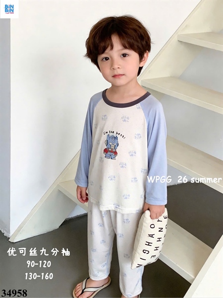 34958-Bộ tencel TD siêu nhân