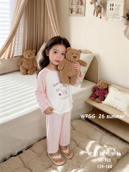 34944-Bộ tencel TD Kitty cute