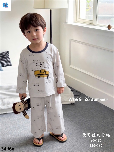 34966-Bộ tencel TD xe vàng