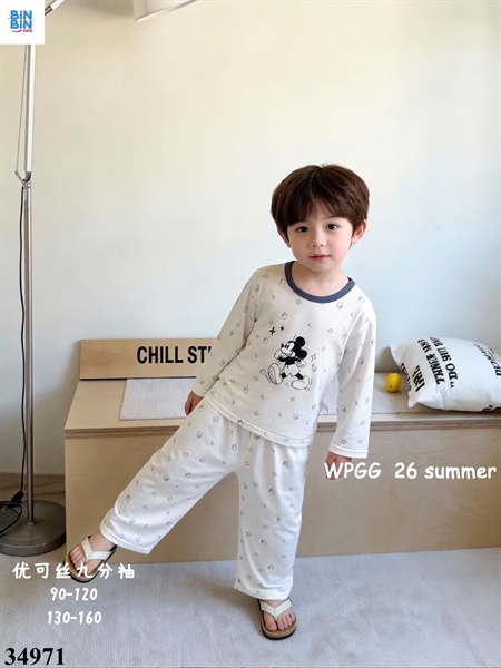 34971-Bộ tencel TD siêu nhân mickey