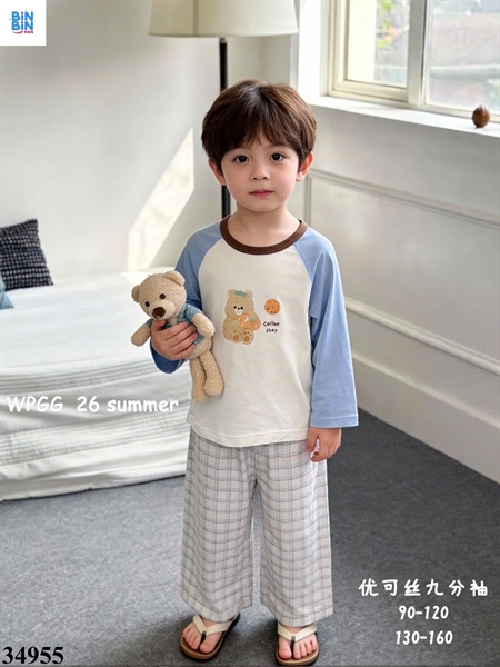 34955-Bộ tencel TD gấu cf shop