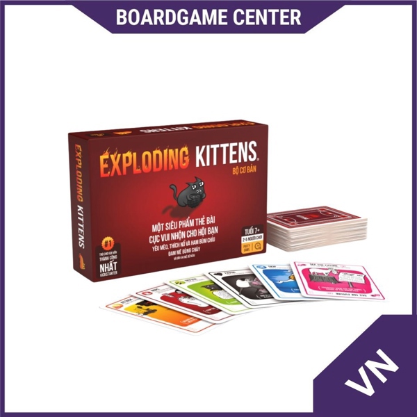 Exploding Kittens - Phiên bản Mèo nổ chính hãng BGVN