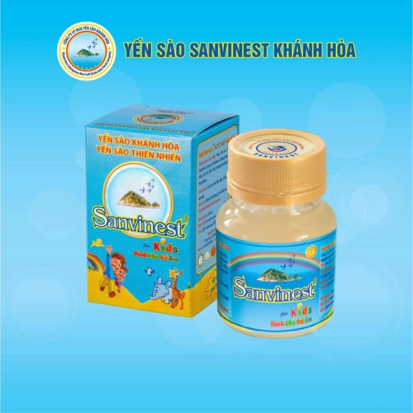 Nước yến sào KH Sanest KID lọ 62ml XANH (Thùng/60 hộp)