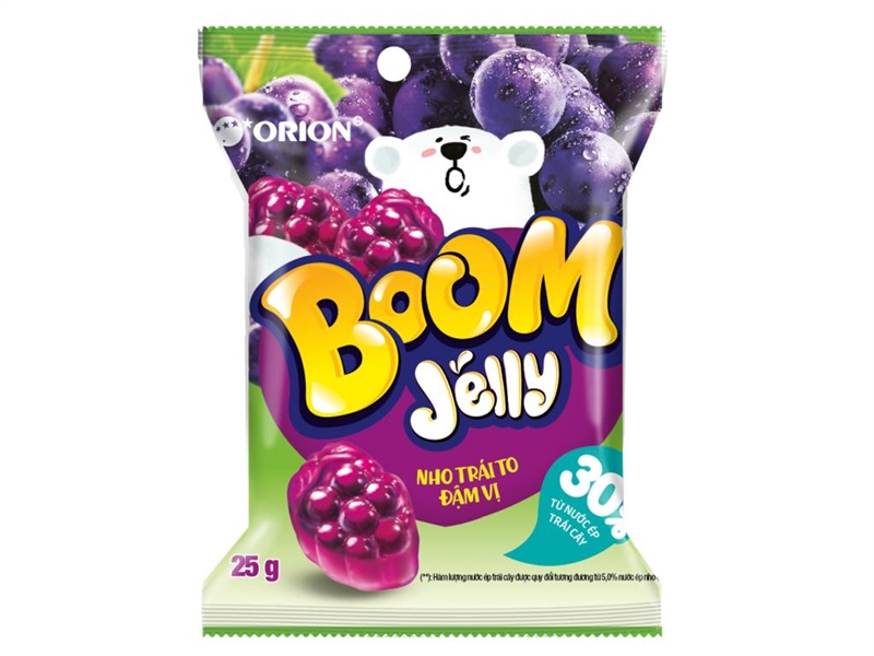 Kẹo dẻo BOOM Dây Nho 25g (ORION)