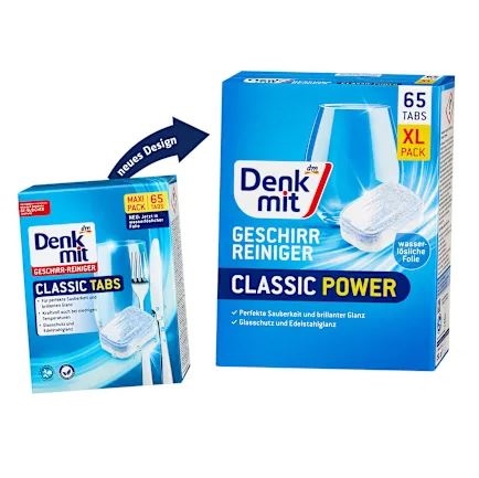 Viên rửa chén bát Denkmit 65 viên - Đức