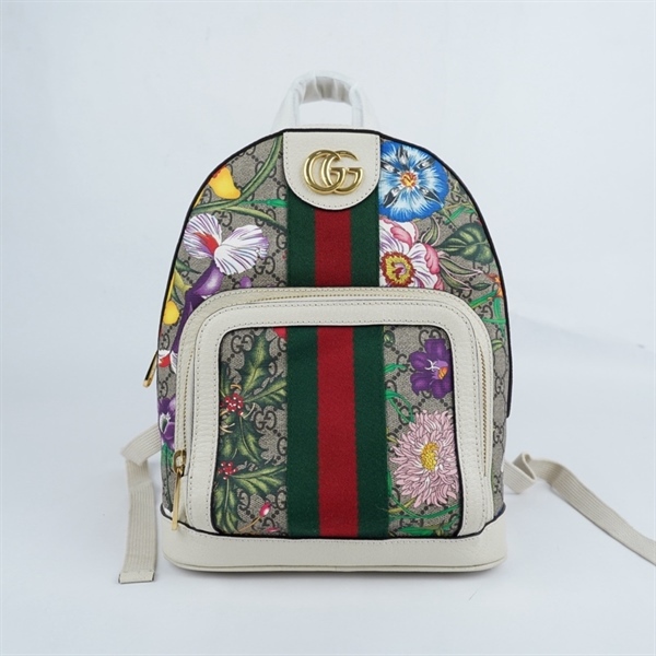 Balo GG xám in hoa (547965-493075) sz22-13-29 KG+