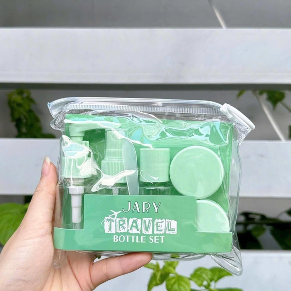 Bộ chiết mỹ phẩm Jary màu Xanh (VAT).