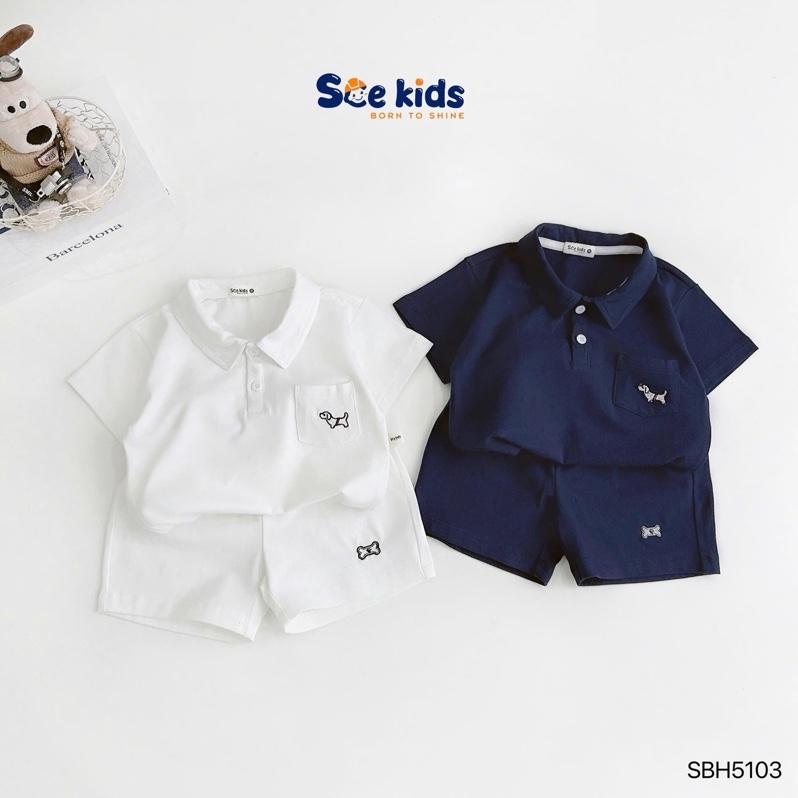 Bộ cotton polo